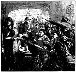 Prints of Digital Vision Vectors, 117951894 The Illustrated London News (ILN) Prints: Charity colection for the injured 1870 - Illustrated London News
