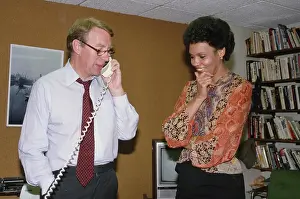 Huty33577 Prints: Charlayne Hunter-Gault And Robert McNeil