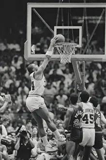 Charles Barkley and Paul Pressey in Basketball Semifinals Action