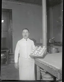 Charles Boccia Holding Cakes