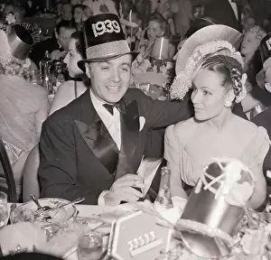 Charles Boyer and Dolores Del Rio at Party
