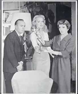Charles Boyer, Julie Newmar and Claudette Colbert