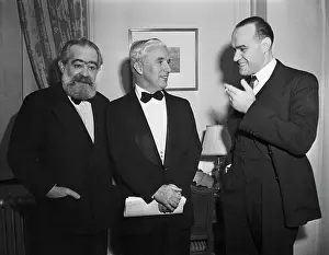 Charles Chaplin Attending Dinner in His Honor
