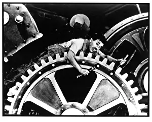 Lac0048 Prints: Charles Chaplin In Modern Times