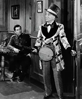 Prints of (Original Caption). Chaplin and son team up in a new movie. Hollywood, California At The Movies: Charles Chaplin and Syndney