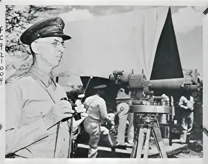Honolulu Prints: Charles D. Herron with Binoculars