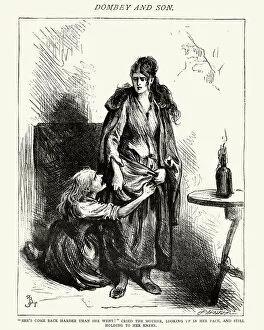 Images Dated 5th April 2017: Charles Dickens - Dombey and Son Shes come back