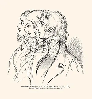 CHARLES DICKENS AND HIS FAMILY (XXXL)