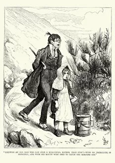Images Dated 1st December 2015: Charles Dickens Likewise an man who ran over a milk-child
