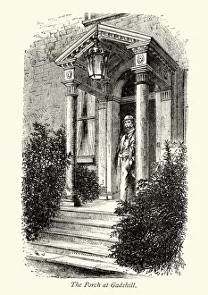 Steps And Staircases Gallery: Charles Dickens Porch at Gads Hill Place