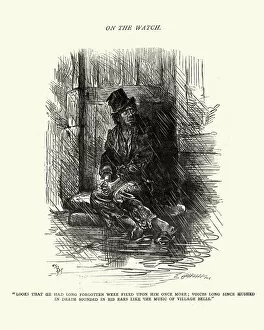 Images Dated 21st May 2016: Charles Dickens Sketches by Boz Destitute Man