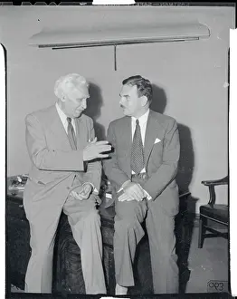 Eaton Prints: Charles Eaton Conferring with Thomas Dewey