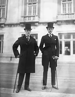 Diplomat Prints: Charles Evans Hughes And Sumner Welles