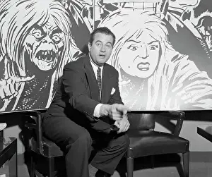 Administrator Prints: Charles F. Murphy with Example of Altered Comic Drawing
