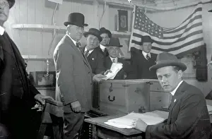 Charles F Prints: Charles F. Murphy, Tammany Chief, Voting