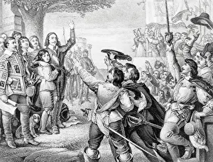 Charles I Errecting his Standard
