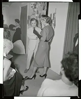 Charles James with Model