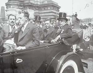 Charles Lindberg Riding Car