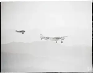 Charles Lindbergh Flying TAT City of Los Angeles Plane