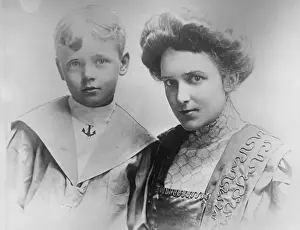 Charles Lindbergh with Mother