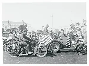 Charles Lindbergh Riding Down Street