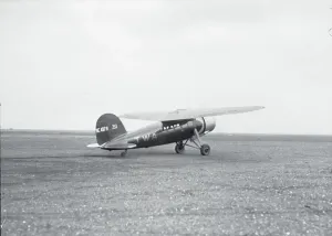 Newark Prints: Charles Lindbergh's Lockheed Vega Aircraft