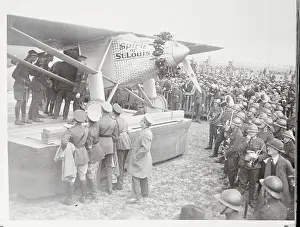 Airport Prints: Charles Lindbergh's Spirit of St. Louis on Display in Brussels