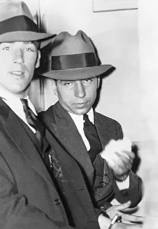Defendant Prints: Charles Lucky Luciano Leaving Court