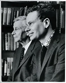 Charles and Mark Van Doren in Office