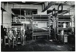 Charles Steinmetz in Lab with Lightning