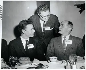 George C Prints: Charles Van Doren With Others at Luncheon