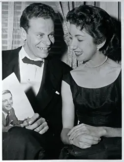 Charles Van Doren Sitting With Wife