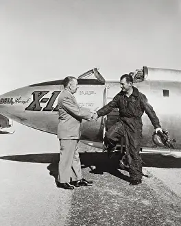 Charles Yeager and Lawrence D. Bell