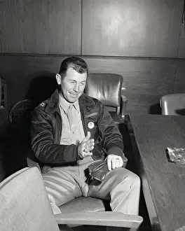 Charles Yeager Pilot Of Supersonic Plane