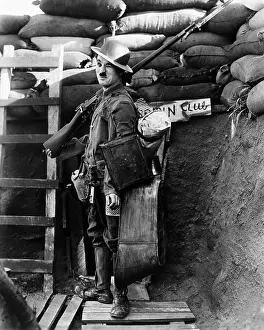 Prints of (Original Caption). Charlie Chaplin in Shoulder Arms (1918). Chaplin directed the film by him-self Master of Mime, Icon of Cinema: Chaplin in Prints: Charli Chaplin In Military Uniform