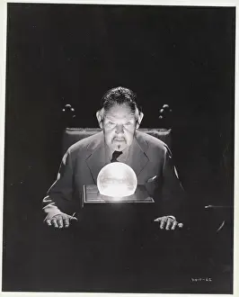 Investigator Prints: Charlie Chan (Sidney Toler) Gazing into Crystal Ball