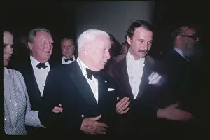 Oona Oneill Prints: Charlie Chaplin Attending a Reception