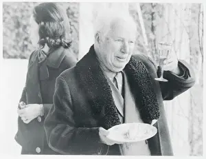 Charlie Chaplin Celebrating Birthday