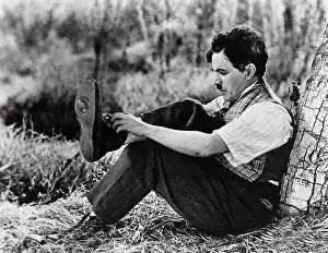 Hole Prints: Charlie Chaplin In Gold Rush