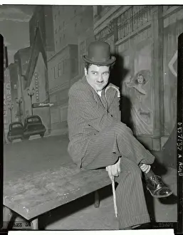 Charlie Chaplin, Jr. Dressed as the Tramp