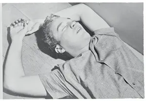 Charlie Chaplin Jr. Sleeping