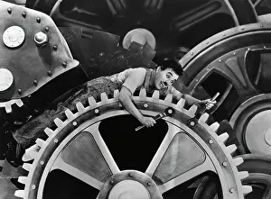 Gear Prints: Charlie Chaplin in Modern Times