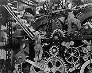 Gear Prints: Charlie Chaplin in Modern Times