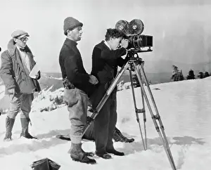 Filming Prints: Charlie Chaplin Behind Movie Camera