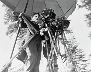 Comedy Prints: Charlie Chaplin and Movie Cameras