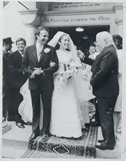 Josephine Chaplin Prints: Charlie Chaplin Offering Congratulations at Wedding