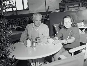 Charlie Chaplin with Paulette Goddard