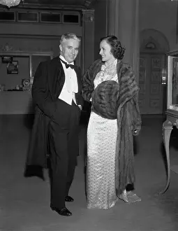 Charlie Chaplin and Paulette Goddard