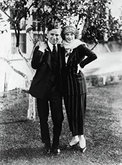 Prints of (Original Caption). The inimitable and the incomparable, Chaplin and Pavlowa, are good friends Master of Mime, Icon of Cinema: Chaplin in Prints: Charlie Chaplin Posing with Anna Pavlowa