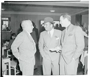 Charlie Chaplin and Others at Race Track